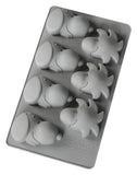 Peanuts Silikon-Muffinbackform Snoopy & Woodstock grau