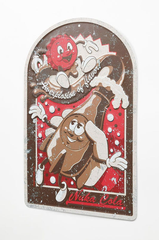 Fallout Me­tall­schild Vintage Ad 30 x 45 cm