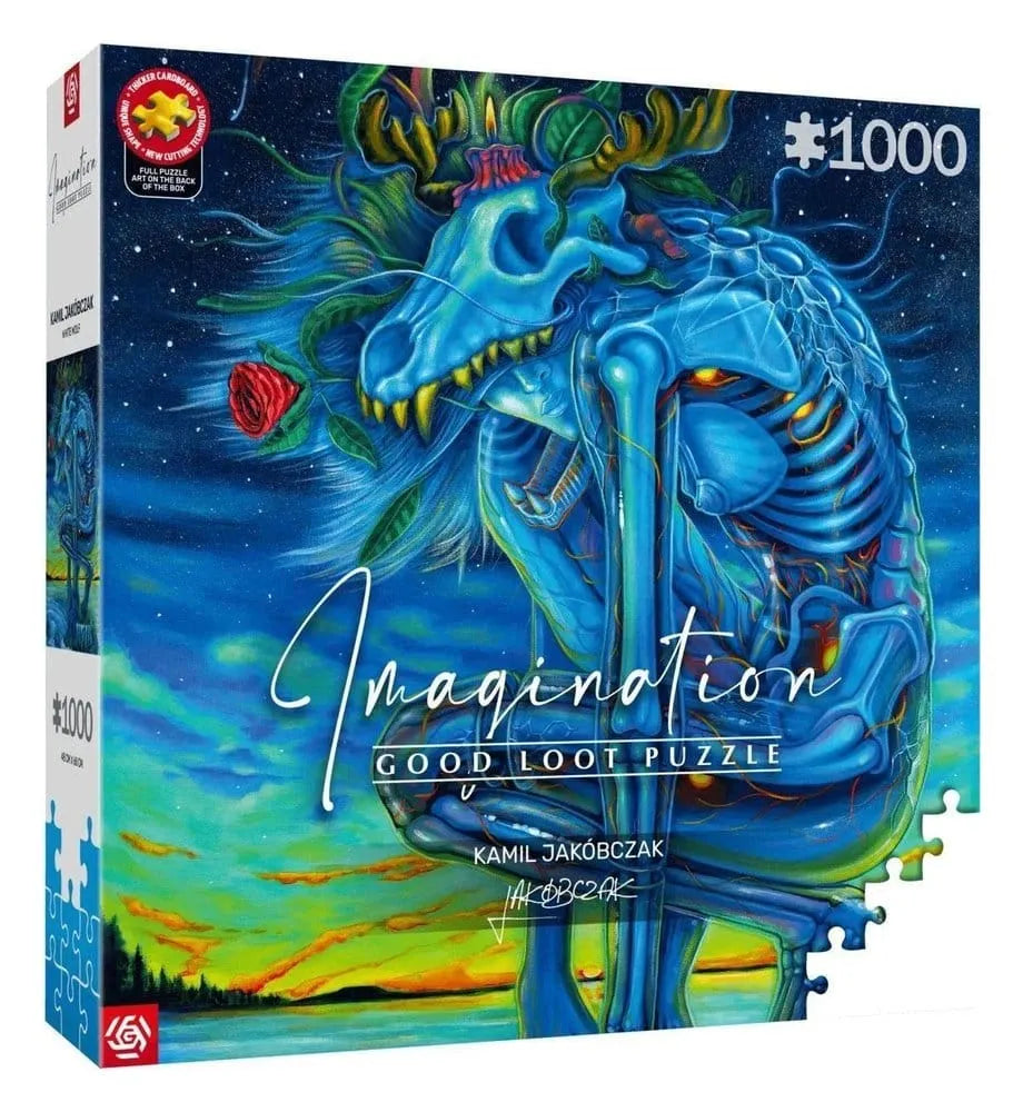 Imagination Series Puzzle Kamil Jakóbczak Bialy Wilk (1000 Teile)