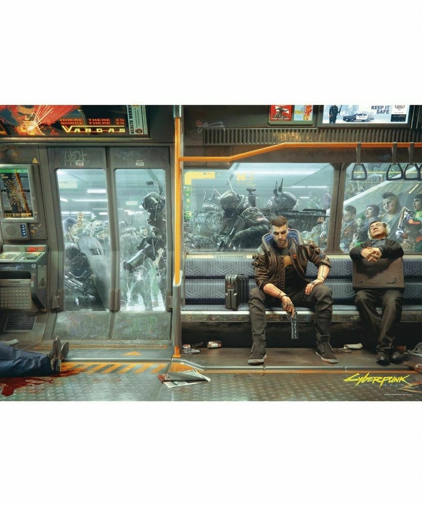 Cyberpunk 2077 Puzzle Metro (1000 Teile)