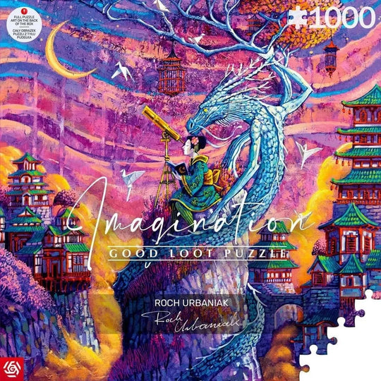 Imagination Series Puzzle Roch Urbaniak Sakura i Ryu (1000 Teile)