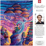 Imagination Series Puzzle Roch Urbaniak Sakura i Ryu (1000 Teile)