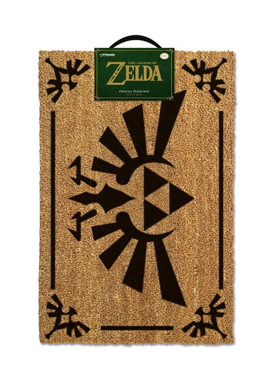 The Legend of Zelda Fußmatte (Triforce Black) 60 x 40 cm