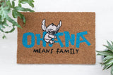 Disney Stitch Fußmatte Ohana 60 x 40 cm