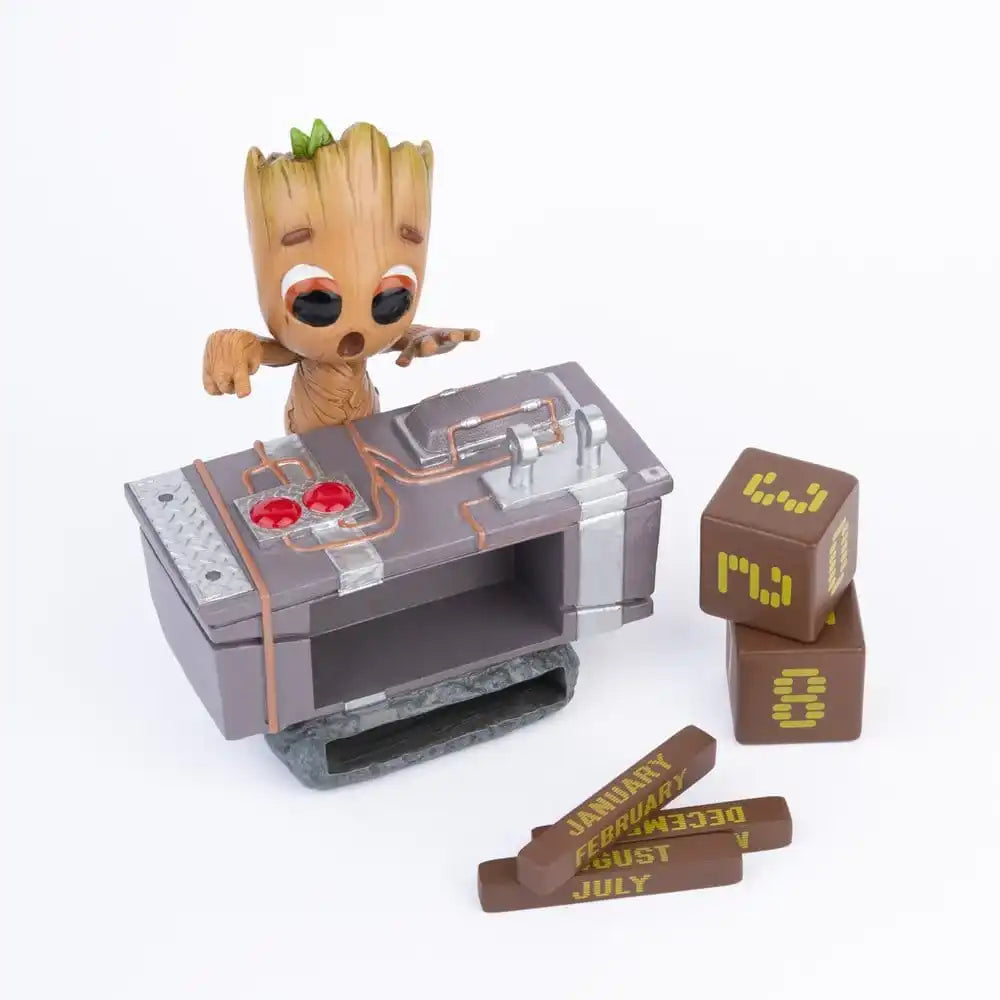 Marvel 3D Ewiger Kalender Groot Death Button 12 cm