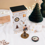 Harry Potter Set mit 3 Weihnachtsornamenten Sprechender Hut, Gleis 9 3/4 und Hedwig 7 cm