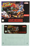 Street Fighter Premium Notizbuch mit Haftnotizen und Hülle A5