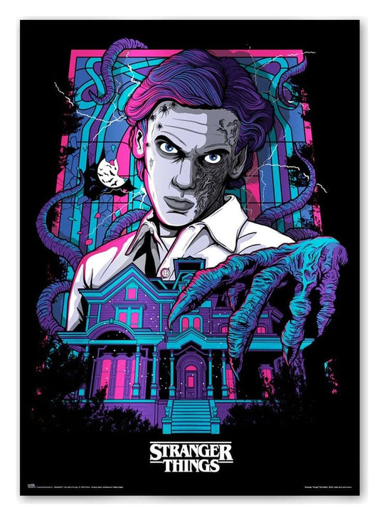 Stranger Things Leuchtendes Poster Premium 50 x 70 cm