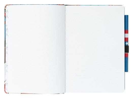 Marvel Captain America Premium Notizbuch mit Stift Uniform A5