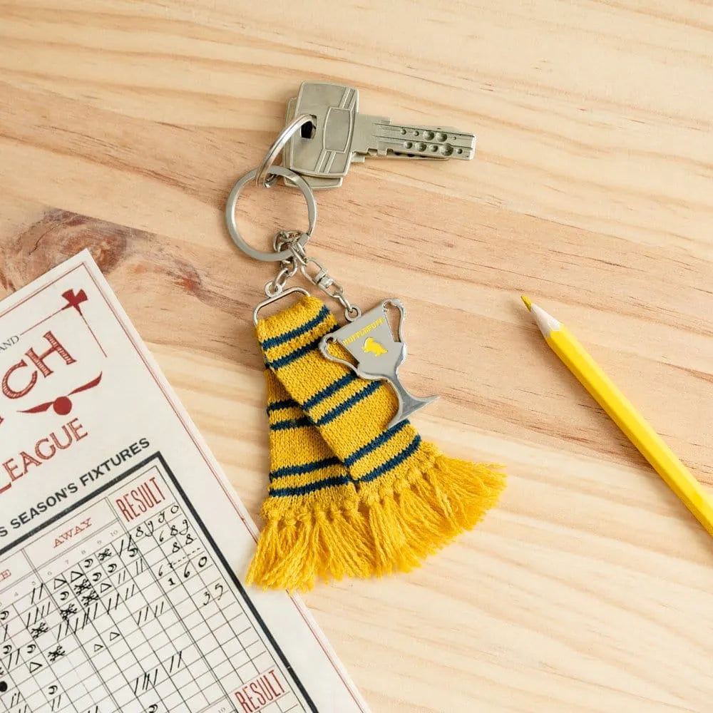 Harry Potter Schlüsselanhänger Hufflepuff Schal 15 cm