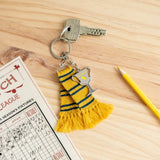 Harry Potter Schlüsselanhänger Hufflepuff Schal 15 cm