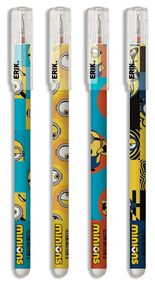 Minions Radierbare Stifte 4er Set