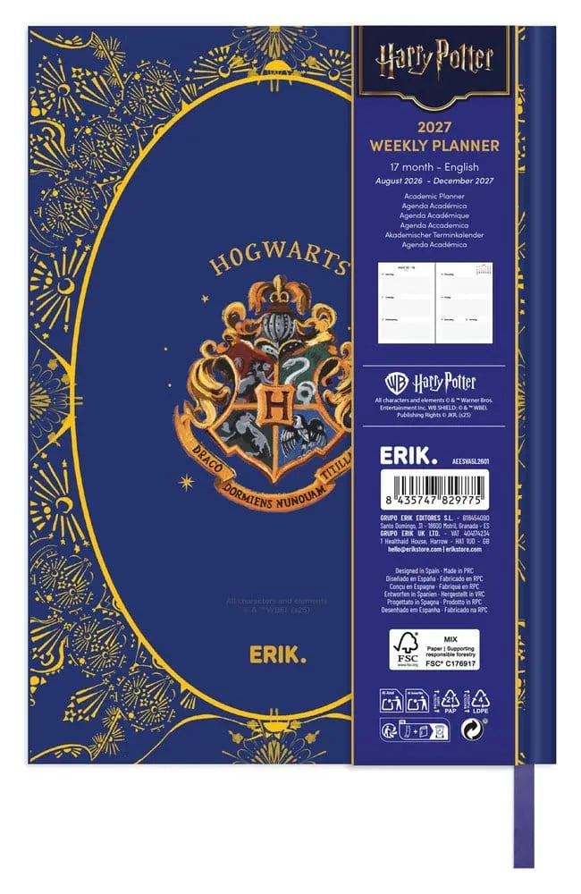 Harry Potter Terminkalender Wochenplaner 2026/2027 A5
