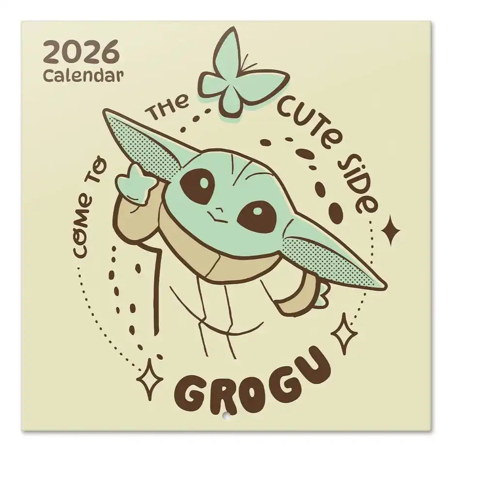 Star Wars The Mandalorian and Grogu Wandkalender 2027 30 x 30 cm