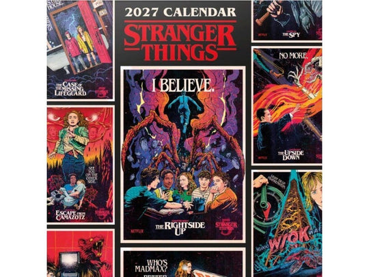 Stranger Things Wandkalender 2027 30 x 30 cm