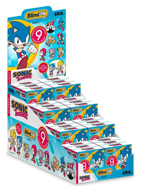 Sonic - The Hedgehog Ansteck-Pins Serie 1 Display (24)