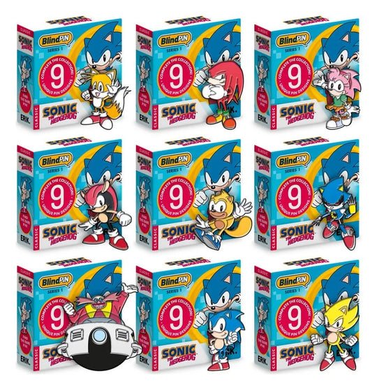Sonic - The Hedgehog Ansteck-Pins Serie 1 Display (24)