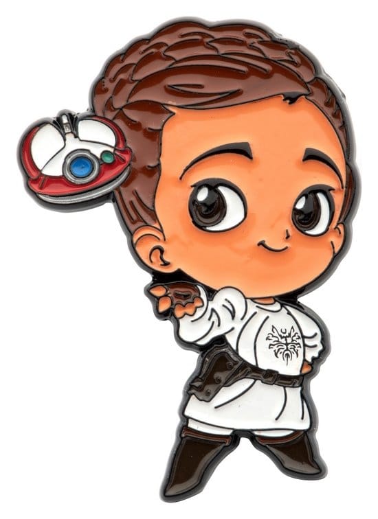 Star Wars: Obi-Wan Kenobi Ansteck-Pin Prinzessin Leia & Lola Chibi