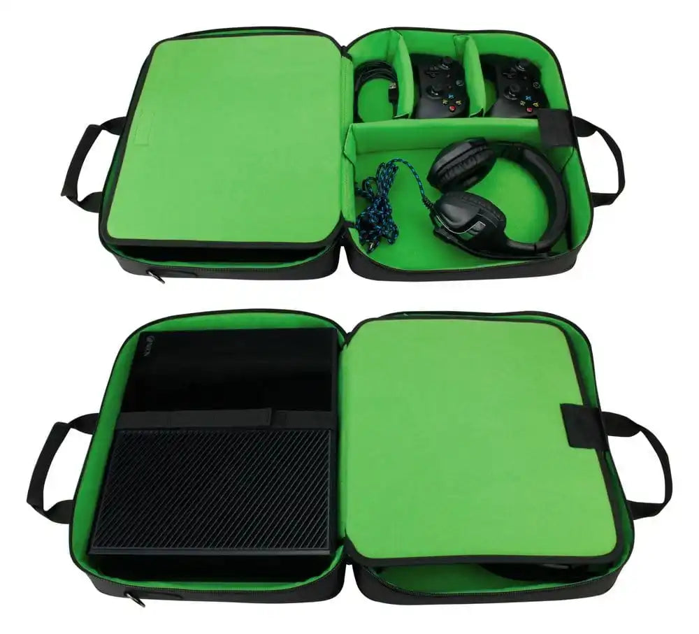 Enhance USA Gear S13 Console Gaming Xbox Tasche Grün