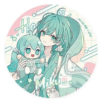 Character Vocal Series 01: Hatsune Miku Miku Hug Series Anstecknadel: Flower Ver. 8 cm Umkarton (10)