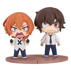 Bungo Stray Dogs Wan!Chibi Minifiguren Osamu Dazai & Chuya Nakahara: Fourteen-Year-Old Ver. 8 cm