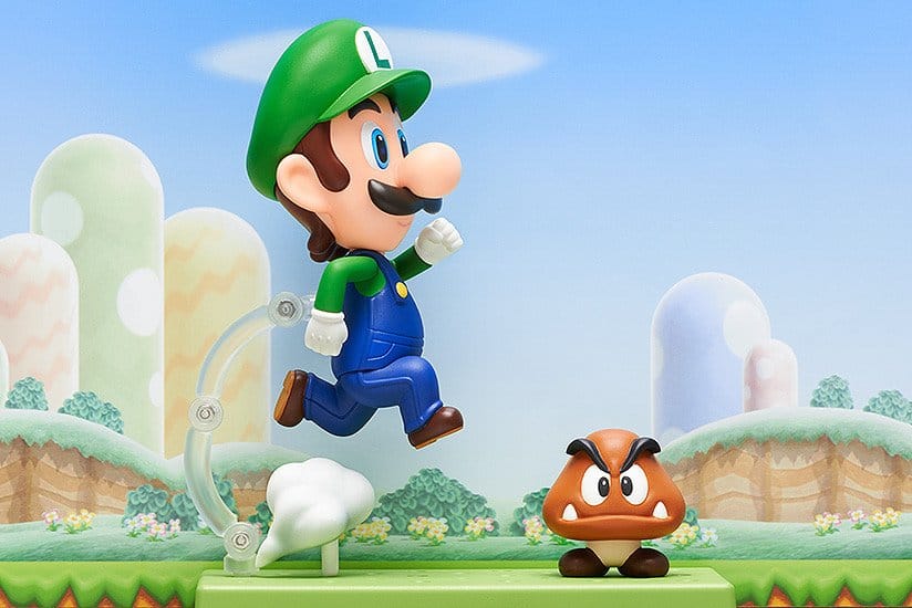 Super Mario Nendoroid Actionfigur Luigi 10cm