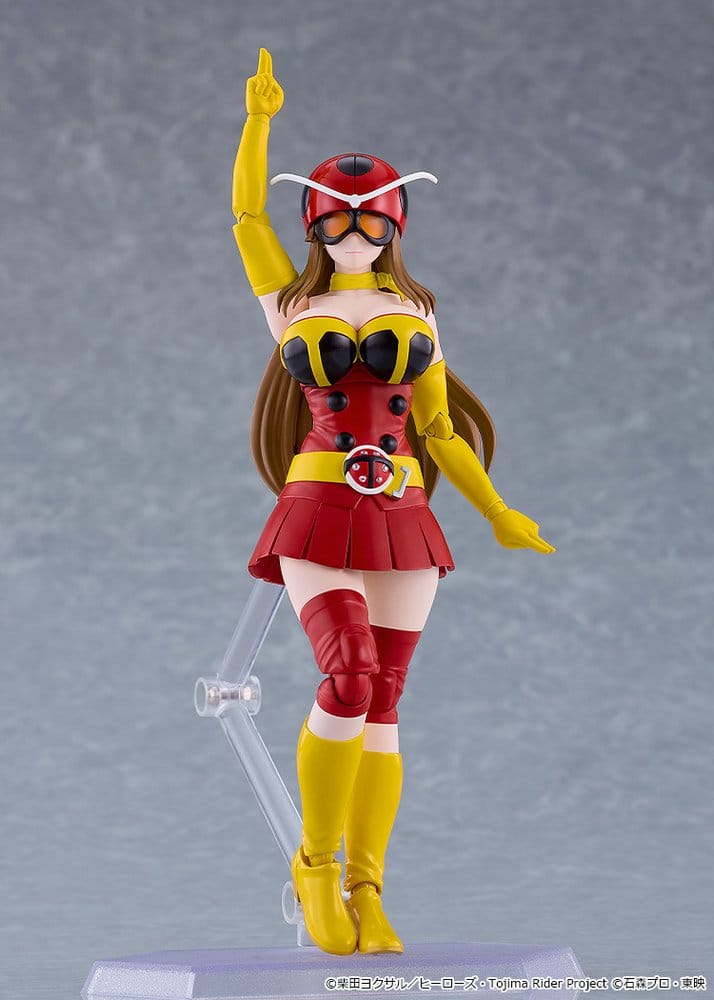 Tojima Wants to Be a Kamen Rider Figma Actionfigur Yuriko Okada (Electro-Wave Human Tackle Ver.) 14 cm