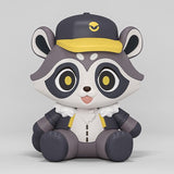 Honkai: Star Rail Huggy Good Smile Minifigur Baseball Raccoon 7 cm