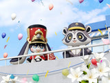 Honkai: Star Rail Huggy Good Smile Minifigur Baseball Raccoon 7 cm