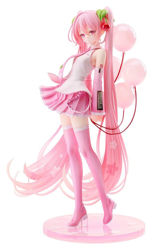 Character Vocal Series 01: Hatsune Miku G.S. Collection [SC] PVC Figur 1/7 Sakura Miku: GSC Illustration Contest Ver. 26 cm