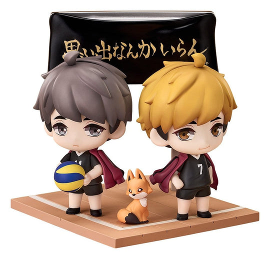 Haikyu!! Qset+ Minifiguren 2er-Pack Atsumu Miya & Osamu Miya 8 cm