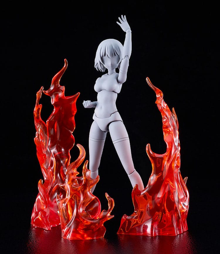The Simple Effect Zubehör-Set für Figuren Flames: Red
