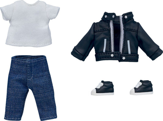 Nendoroid Doll Zubehör-Set Actionfiguren Outfit Set: Leather Jacket (Black)