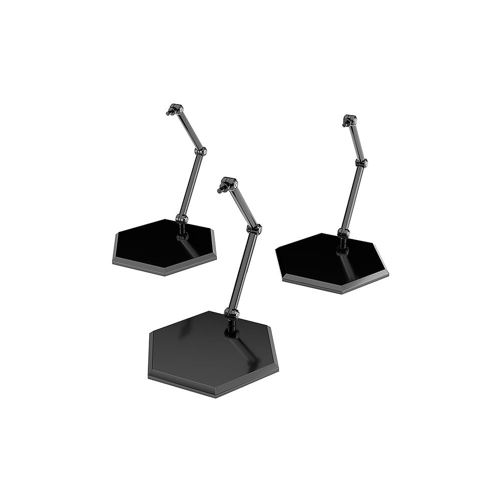 The Simple Stand Mini Nendoroid More Figurenständer Black Hex Type 3er-Pack