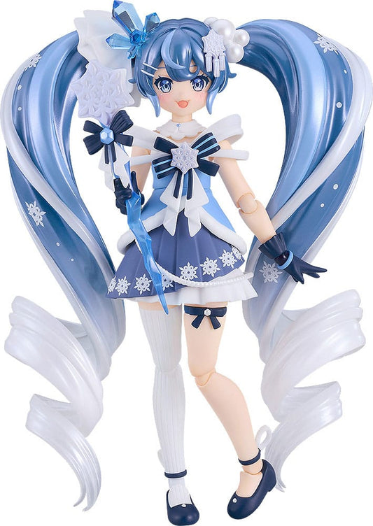 Character Vocal Series 01: Hatsune Miku Figma Actionfigur Snow Miku: Crystal Snow Ver. 13 cm