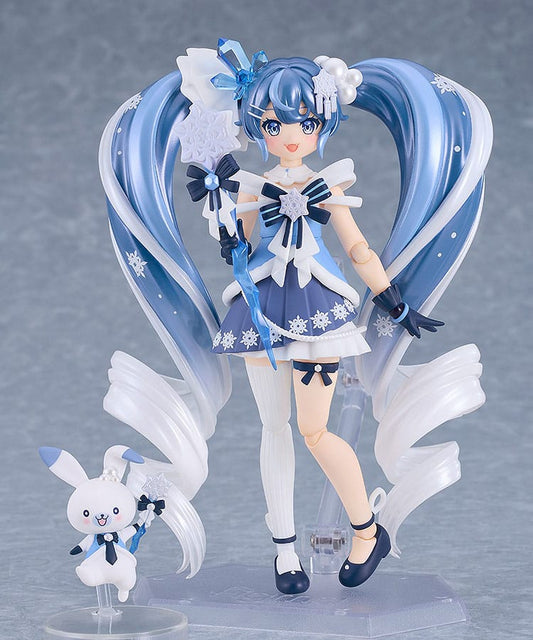 Character Vocal Series 01: Hatsune Miku Figma Actionfigur Snow Miku: Crystal Snow Ver. 13 cm