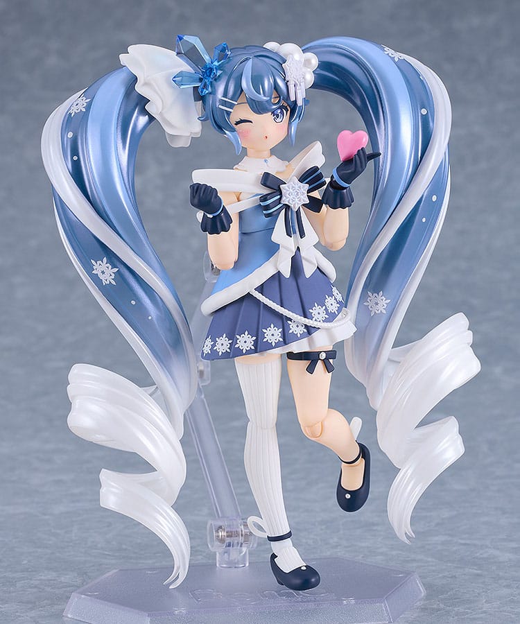 Character Vocal Series 01: Hatsune Miku Figma Actionfigur Snow Miku: Crystal Snow Ver. 13 cm