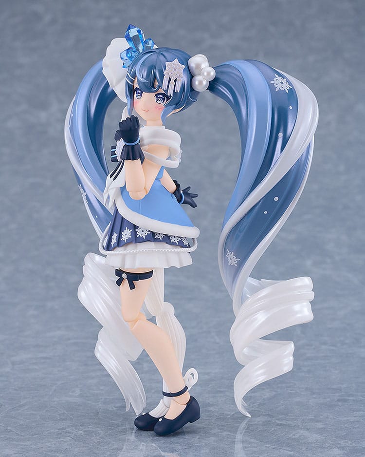 Character Vocal Series 01: Hatsune Miku Figma Actionfigur Snow Miku: Crystal Snow Ver. 13 cm