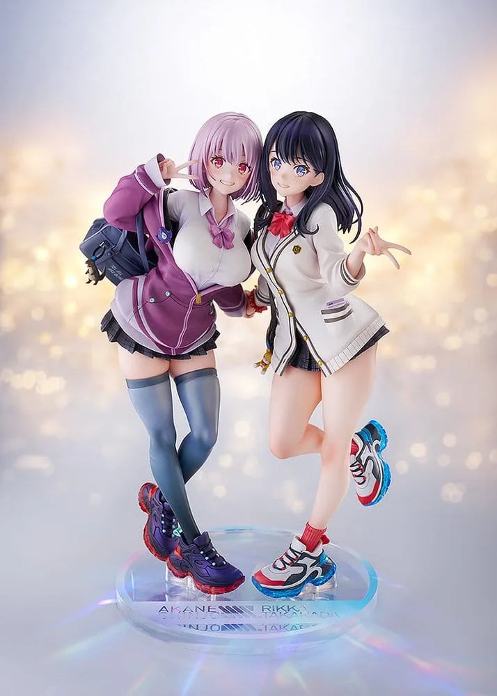 SSSS.Gridman PVC Statuen 1/7 2er-Pack Rikka Takarada & Akane Shinjo feat. toridamono 22 cm