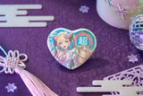 Needy Streamer Overload Needy Streamer Chinese Restaurant Series Heart-Shaped Ansteckbutton OMGkawaiiAngel 7 x 6 cm