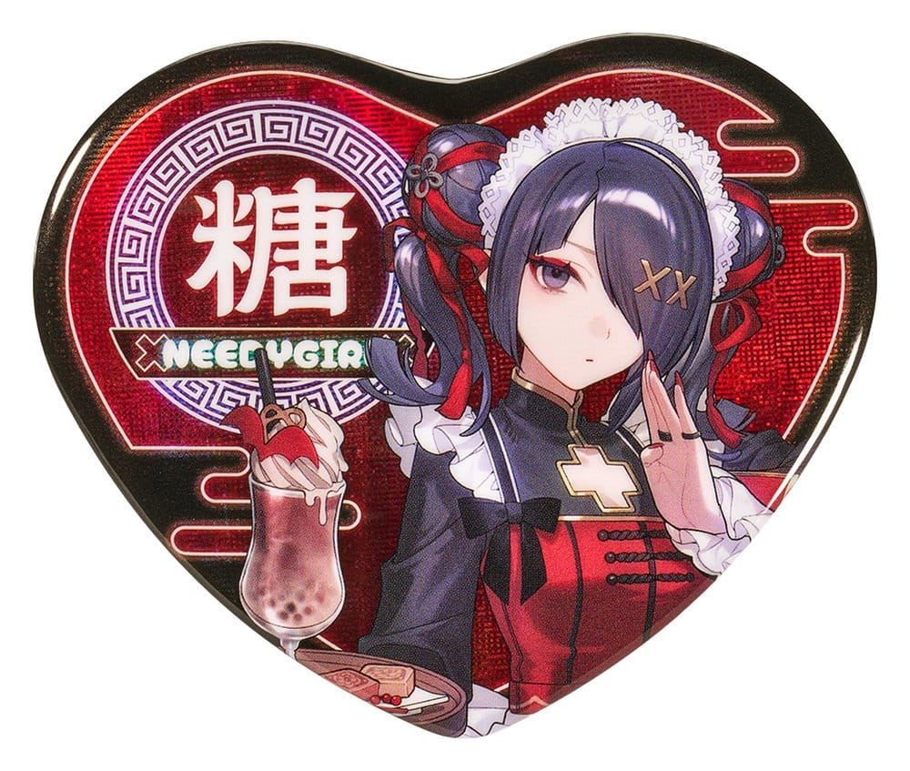 Needy Streamer Overload Needy Streamer Chinese Restaurant Series Heart-Shaped Ansteckbutton Ame