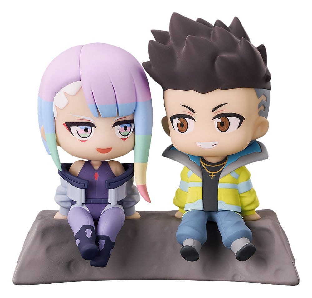 Cyberpunk: Edgerunners Qset+ PVC Figuren 2er-Pack David & Lucy 8 cm