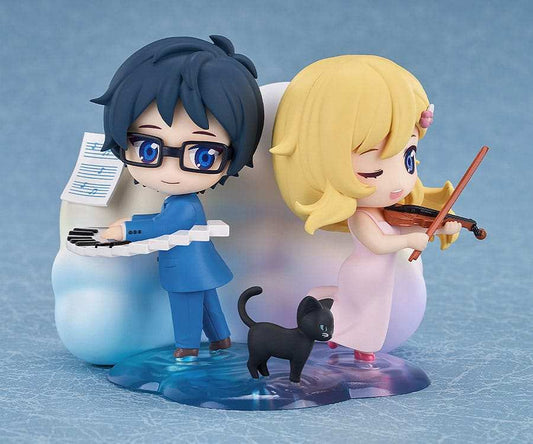 Your Lie in April Minifiguren Qset 2er-Pack Kaori Miyazono & Kosei Arima 9 cm