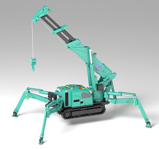 Maeda Seisakusho Moderoid Plastic Model Kit 1/20 Spider Crane (Green) Re-Run 25 cm