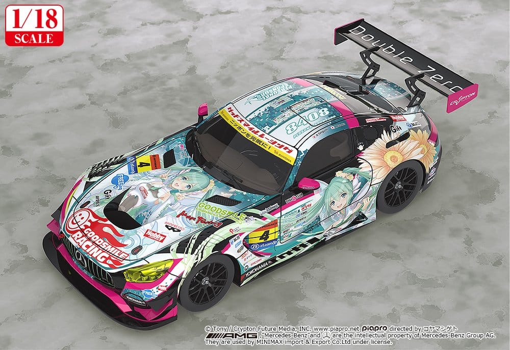 Hatsune Miku GT Project Fahrzeug 1/18 Good Smile Hatsune Miku AMG 2017 SUPER GT Ver. 26 cm