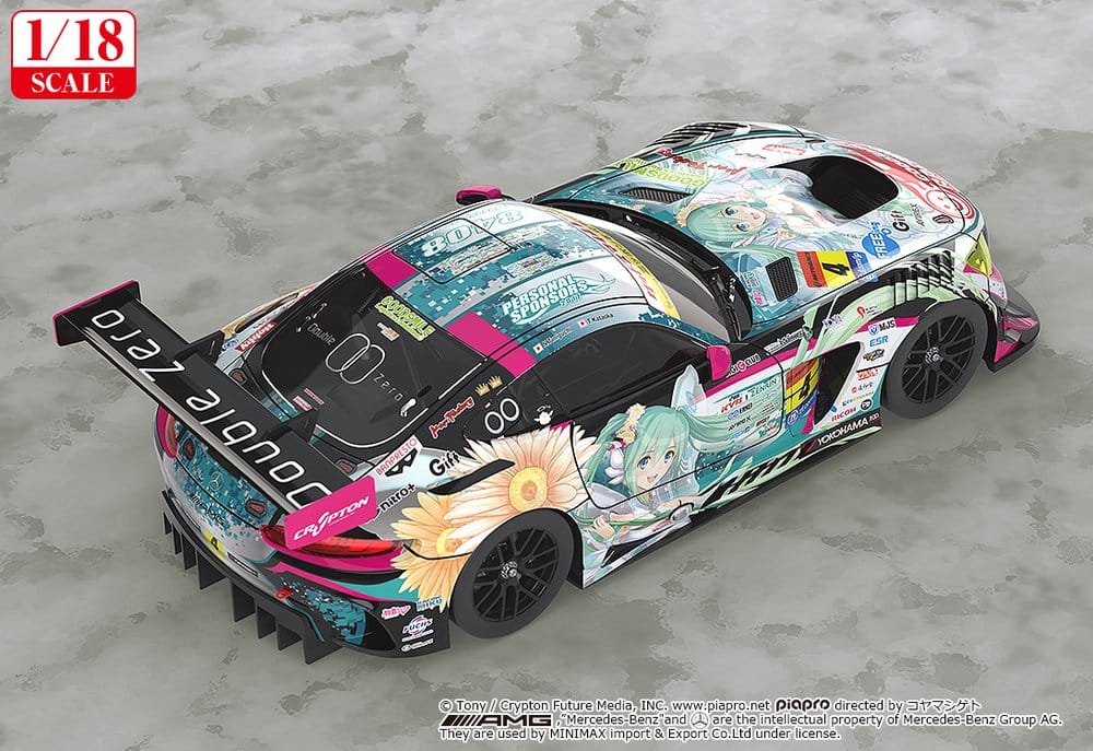 Hatsune Miku GT Project Fahrzeug 1/18 Good Smile Hatsune Miku AMG 2017 SUPER GT Ver. 26 cm