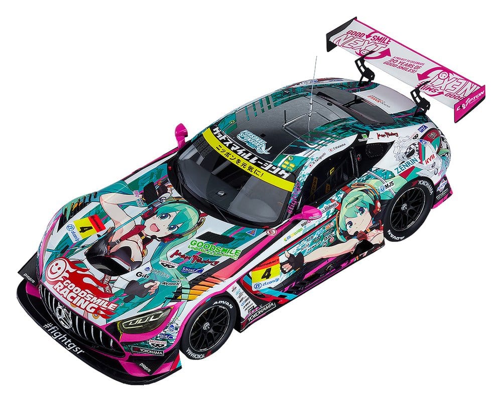 Hatsune Miku GT Project Fahrzeug 1/18 Good Smile Hatsune Miku AMG 2020 SUPER GT Okayama Test Ver. 26 cm