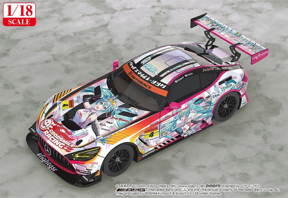 Hatsune Miku GT Project Fahrzeug 1/18 Good Smile Hatsune Miku AMG 2021 SUPER GT 100th Race Commemorative Ver. 26 cm