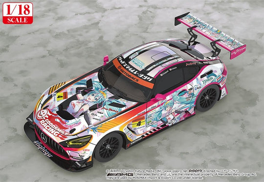Hatsune Miku GT Project Fahrzeug 1/18 Good Smile Hatsune Miku AMG 2021 SUPER GT 100th Race Commemorative Ver. 26 cm