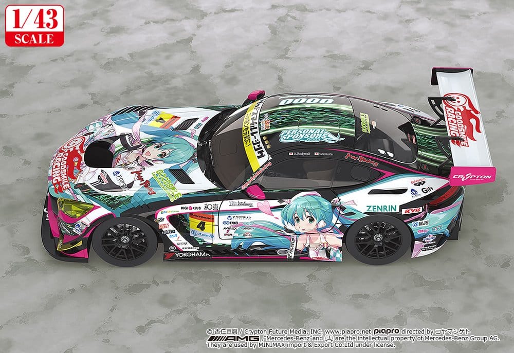 Hatsune Miku GT Project Fahrzeug 1/43 Good Smile Hatsune Miku AMG 2019 Ver. 11 cm